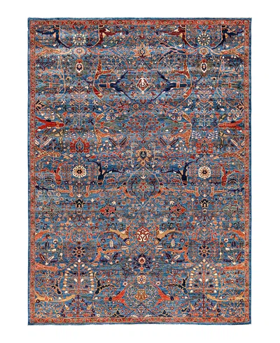 Bloomingdale's Serapi M0103-109 Area Rug, 8'10x11'11 In Blue