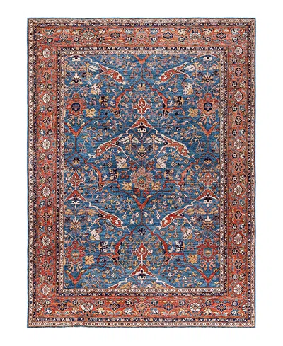 Bloomingdale's Serapi M0103-120 Area Rug, 9'1x12'3 In Blue