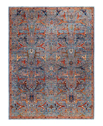 Bloomingdale's Serapi M0103-93 Area Rug, 9'1x11'11 In Blue