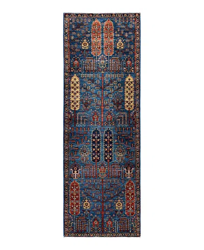 Bloomingdale's Serapi M1945 Runner Area Rug, 2'9 X 7'11 In Light/blue