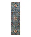Bloomingdale's Serapi M1945 Runner Area Rug, 2'9 X 9'10 In Light/blue