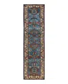 Bloomingdale's Serapi M1945 Runner Area Rug, 2'9 X 9'9 In Light/blue