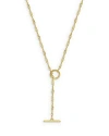 Bloomingdale's Singapore Link Lariat Toggle Necklace In 14k Yellow Gold, 18 - Exclusive In Gold