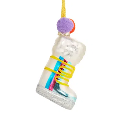 Bloomingdale's Ski Boot With Pom Poms Ornament - Exclusive In Multi