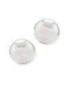 Bloomingdale's Small Ball Stud Earrings In 14k White Gold - Exclusive In White