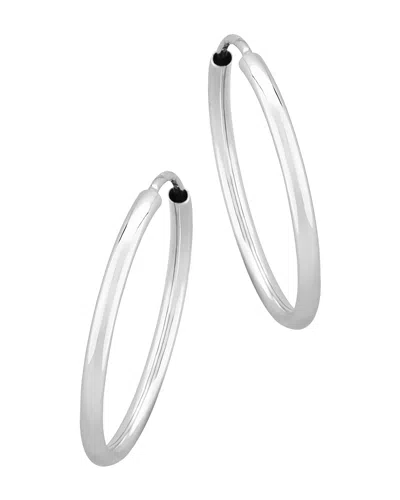 Bloomingdale's Small Endless Hoop Earrings In 14k White Gold - Exclusive