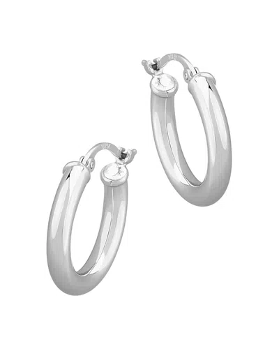Bloomingdale's Small Hoop Earrings In 14k White Gold - Exclusive