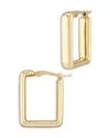 Bloomingdale's Small Square Hoop Earrings In 14k Yellow Gold - Exclusive In Gold