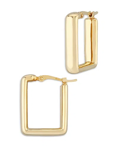 Bloomingdale's Small Square Hoop Earrings In 14k Yellow Gold - Exclusive