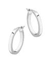 Bloomingdale's Small Square Tube Hoop Earrings In 14k White Gold - Exclusive In White