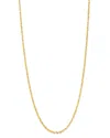 Bloomingdale's Solid Glitter Chain Necklace In 14k Yellow Gold - Exclusive In Gold