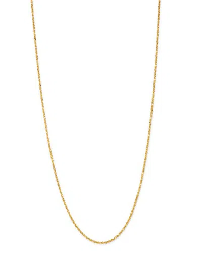 Bloomingdale's Solid Glitter Chain Necklace In 14k Yellow Gold - Exclusive