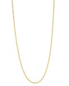 Bloomingdale's Solid Glitter Chain Necklace In 14k Yellow Gold - Exclusive In Gold
