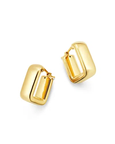 Bloomingdale's Square Hoop Earrings In 14k Yellow Gold - Exclusive