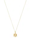 Bloomingdale's Star Of David Pendant Necklace In 14k Yellow Gold, 18 - Exclusive In Gold