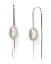 Bloomingdale's Sterling Silver And Cultured Freshwater Pearl Threader Earrings, 9mm - Exclusive In Silver