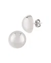 Bloomingdale's Sterling Silver Button Stud Earrings - Exclusive In Silver