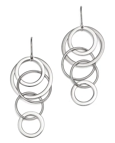 Bloomingdale's Sterling Silver Cascading Circle Drop Earrings - Exclusive