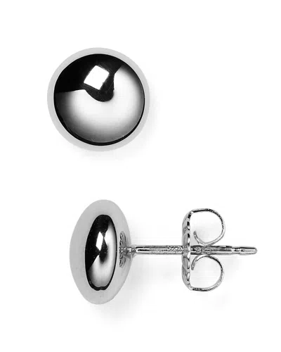 Bloomingdale's Sterling Silver Flat Bead Stud Earrings - Exclusive