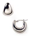 Bloomingdale's Sterling Silver Huggie Hoop Earrings - Exclusive In Silver