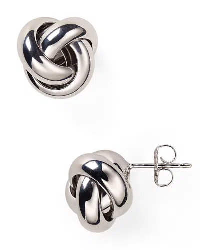 Bloomingdale's Sterling Silver Love Knot Stud Earrings - Exclusive