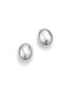 Bloomingdale's Sterling Silver Small Oval Stud Earrings - Exclusive In Silver
