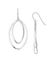Bloomingdale's Sterling Silver Twist Drop Earrings - Exclusive In Silver