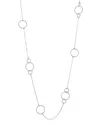 Bloomingdale's Sterling Silver Twisted Circles Station Necklace, 36 - Exclusive In Silver