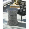 Bloomingdale's Universal Stinson Accent Table In Speckled Gray Concrete