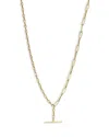 Bloomingdale's T Bar Statement Necklace In 14k Yellow Gold, 18 In Gold