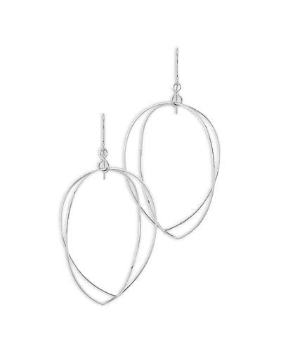 Bloomingdale's Teardrop Double Wire Drop Earrings In Sterling Silver - Exclusive