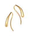 Bloomingdale's Teardrop Threader Earrings In 14k Yellow Gold - Exclusive In Gold