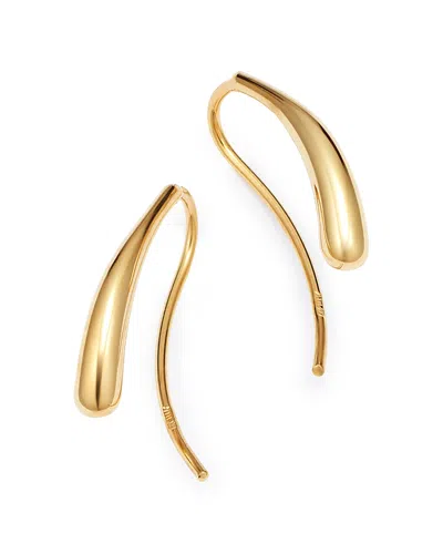 Bloomingdale's Teardrop Threader Earrings In 14k Yellow Gold - Exclusive
