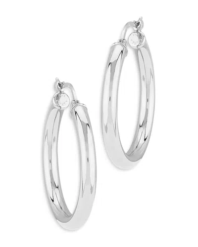 Bloomingdale's Tube Hoop Earrings In Sterling Silver - Exclusive
