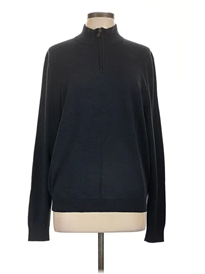 Pre-owned Bloomingdale's Turtleneck Sweater In Black
