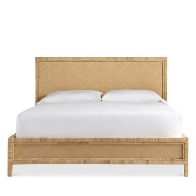 Bloomingdale's Long Key King Bed In Rattan/raffia