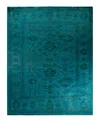 Bloomingdale's Vibrance M1384 Area Rug, 8'1 X 10'3 In Blue