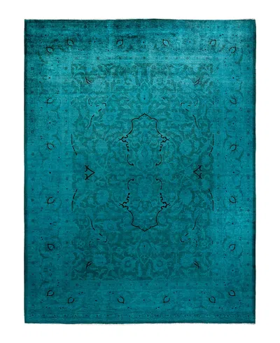 Bloomingdale's Vibrance M1604 Area Rug, 9'2 X 11'10 In Blue