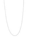 Bloomingdale's Wheat Link Chain Necklace In 14k White Gold, 18 - Exclusive In White Gold