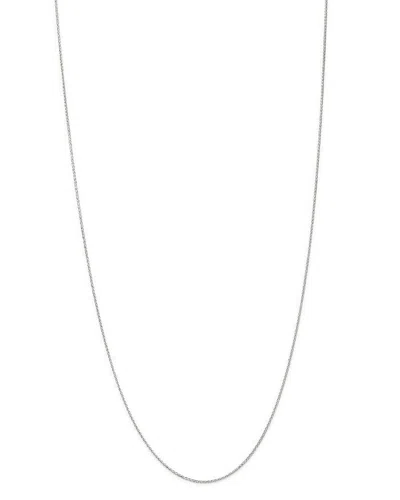 Bloomingdale's Wheat Link Chain Necklace In 14k White Gold, 18 - Exclusive
