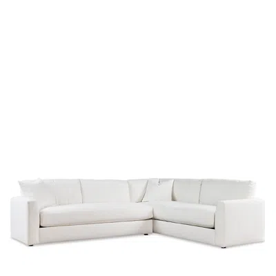 Bloomingdale's Whittier 2 Piece Sectional Sofa In White
