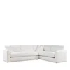 Bloomingdale's Whittier 2 Piece Sectional Sofa In White