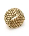 Bloomingdale's Woven Ring In 14k Yellow Gold - Exclusive In Gold