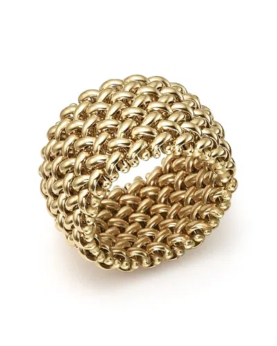 Bloomingdale's Woven Ring In 14k Yellow Gold - Exclusive