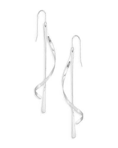 Bloomingdale's Wrap Around Drop Earrings In Sterling Silver - Exclusive