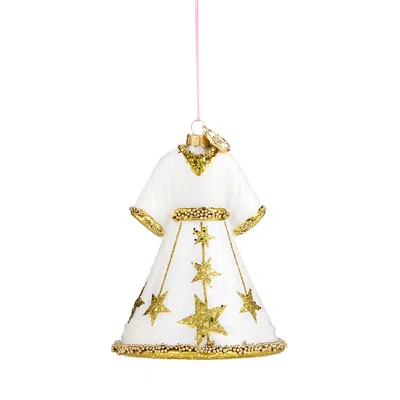 Bloomingdale's X New York City Ballet Glass Angel Dress Ornament - Exclusive In White