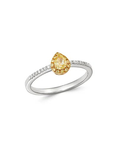 Bloomingdale's Yellow & White Diamond Ring In 14k Yellow & White Gold - Exclusive In Yellow/white