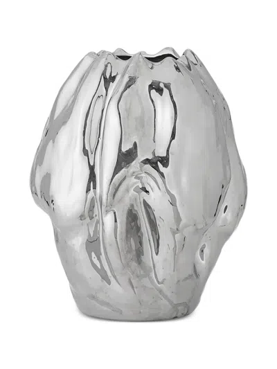 Bloomingville Bobby Vase In Silver