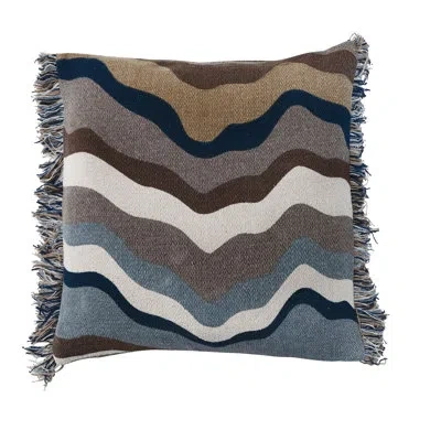 Bloomingville Emersyn Cotton Blend Throw Square Pillow Cover