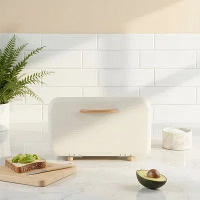 Bloomingville Metal Bread Box In White